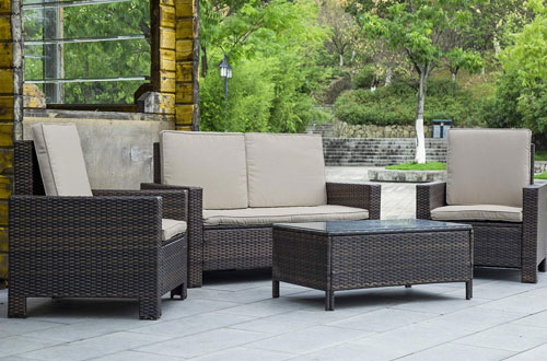Use Wicker Furniture for Your Outdoor Office Space